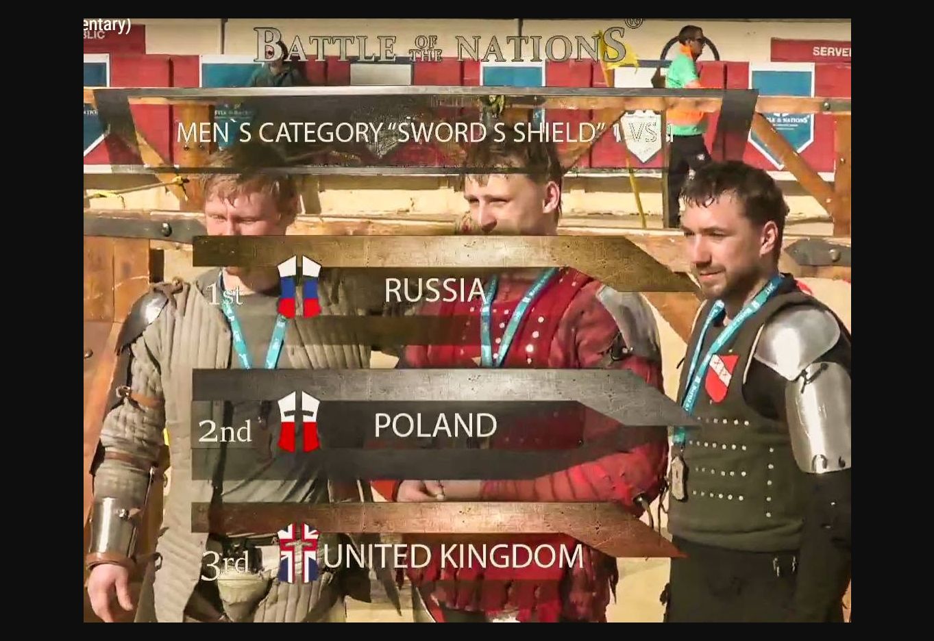 Robert Szatecki ze srebrnym medalem Battle of the Nations w konkurencji miecz i tarcza