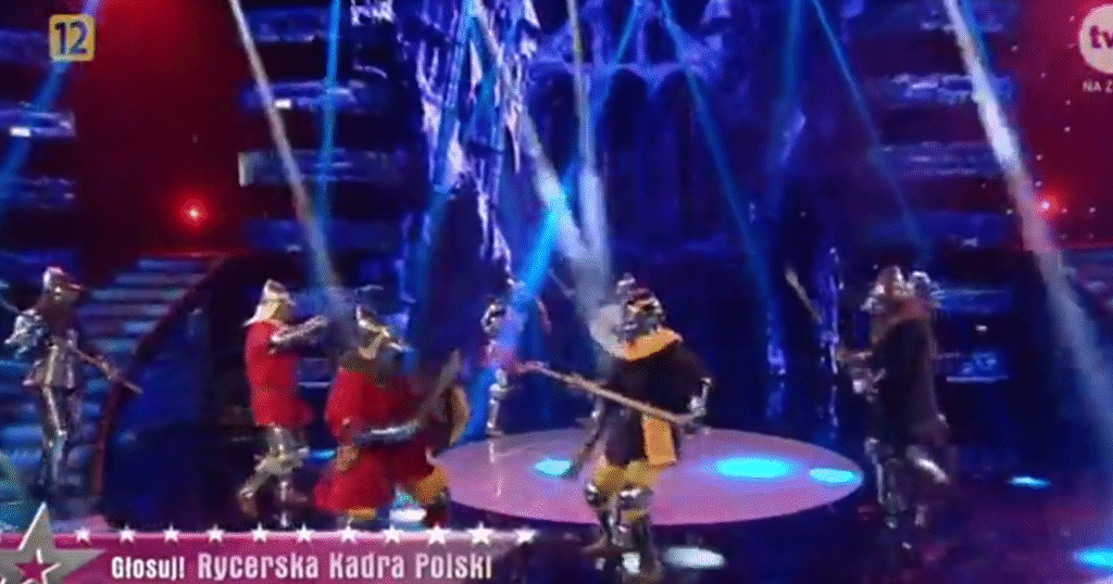 Pokaz rycerski w tv